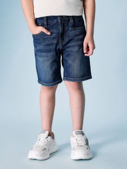 U.S. POLO ASSN. - Boys Blue Solid Short