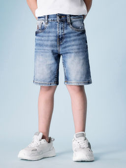 U.S. POLO ASSN. - Boys Blue Solid Short