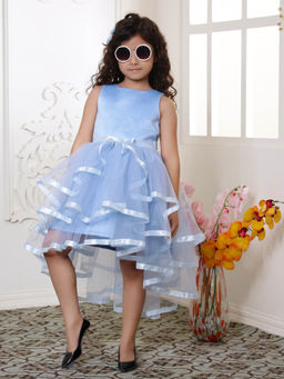 Toy Balloon Kids - Light Blue Girls Party Wear Dress
