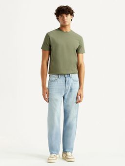 Levi's - Mens 568 Light Blue Loose Fit Mid Rise Jeans