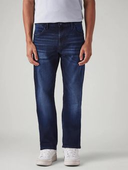 Levi's - Mens 511 Dark Blue Slim Fit Mid Rise Redloop Jeans