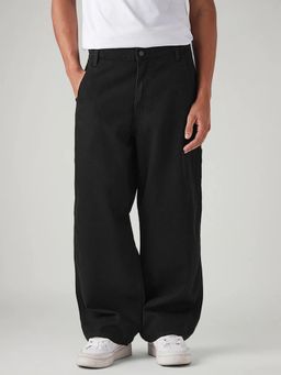 Levi's - Mens Black Extra Baggy Loose Fit Mid Rise Jeans