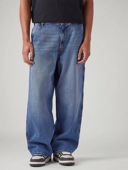 Levi's - Mens Black Extra Baggy Loose Fit Mid Rise Jeans