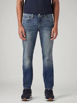 Levi's - Mens 511 Blue Slim Fit Mid Rise Jeans