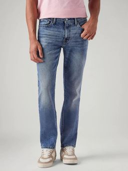 Levi's - Mens 511 Blue Slim Fit Mid Rise Jeans
