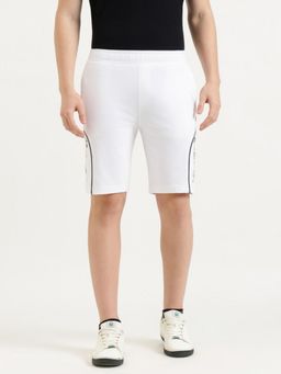 United Colors of Benetton - White Relaxed Fit Solid Shorts