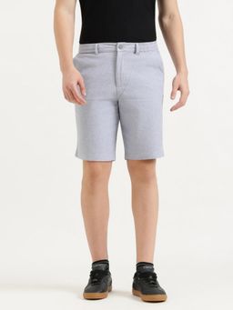 United Colors of Benetton - Grey Comfort Fit Solid Shorts