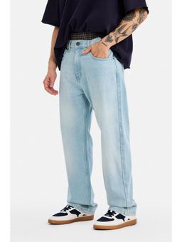 Snitch - Mens Light Blue Washed Straight Casual Jeans