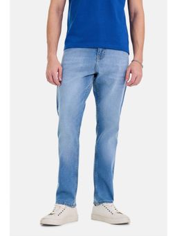 Snitch - Mens Light Blue Washed Slim Casual Jeans