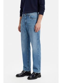 Snitch - Mens Blue Washed Straight Casual Jeans