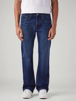 Levi's - Mens 527 Dark Blue Bootcut Fit Mid Rise Jeans