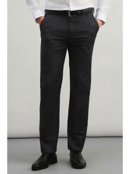 Allen Solly - Mens Grey Stripes Formal Trouser