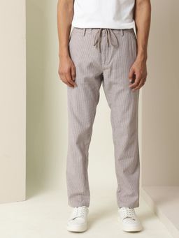 Rare Rabbit - Brera Pastel Purple Stripe Trousers