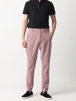 Rare Rabbit - Drivers Dusky Pink Solid Trousers