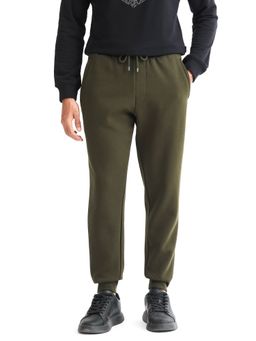 Rare Rabbit - Fenit Primary Olive Solid Track Pant