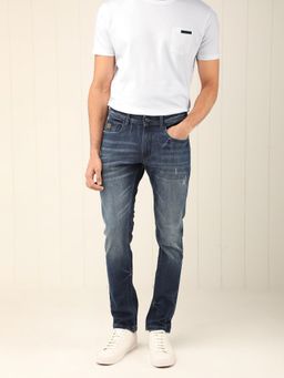 Rare Rabbit - Grimm Primary Blue Solid Jeans