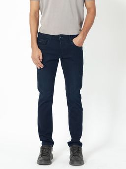 Rare Rabbit - Holand Primary Navy Solid Jeans