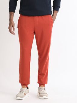 Rare Rabbit - Ogano Primary Rust Solid Track Pant