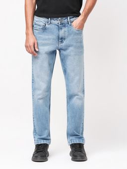Rare Rabbit - Polin Light Blue Solid Jeans