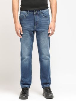 Rare Rabbit - Polin Primary Blue Solid Jeans