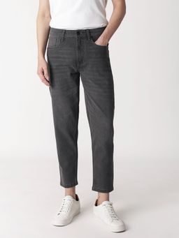 Rare Rabbit - Sam Primary Grey Solid Jeans