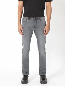 Rare Rabbit - Switz Dark Grey Solid Jeans