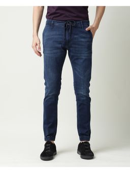 Rare Rabbit - Villa Primary Navy Solid Jeans