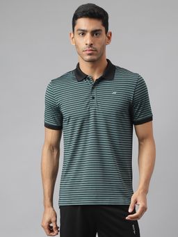 Alcis - Mens Jasper Anti-static Stretch-x Slim-fit Running Polo T-shirt