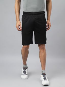 Alcis - Mens Black Anti-static Slim-fit Training Shorts