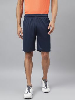 Alcis - Mens Navy Anti-static Slim-fit Training Shorts