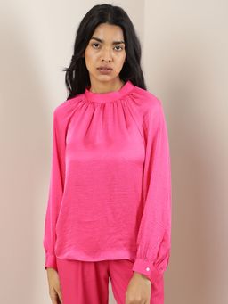 RAREISM - Kaylinn Solid Magenta Top (2XL)
