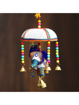 eCraftIndia - Multi-Color Handcrafted Decorative Elephant Door/Window/Wall Hanging