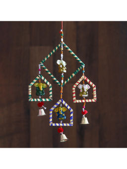 eCraftIndia - Multi-Color Handcrafted Decorative Lord Ganesha Wall/Door/Window Hanging
