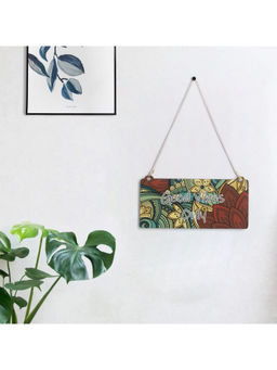 eCraftIndia - Multi-Color Wooden Ethnic Look Good Vibes Only Decorative Wall Hanging