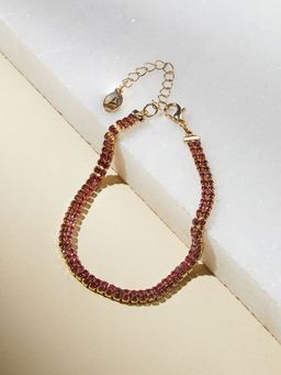 Accessorize London - Womens Two Tone Cup chain Anklet
