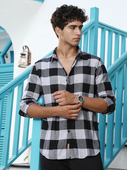 Campus Sutra - Men Multi-Color Check Shirt