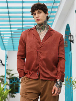 Campus Sutra - Men Maroon Shirt