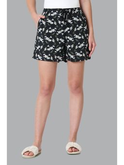 Van Heusen Woman Lingerie and Athleisure - Van Heusen Women Allover Print & Functional Pocket Lounge Shorts - Anemone Flora