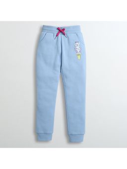 TINY GIRL - Barbie by Cotton Full Length Solid Joggers
