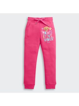 TINY GIRL - Barbie Hot Pink Joggers for Girls