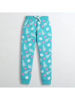 TINY GIRL - Barbie by Cotton Full Length Conversational Printed Joggers