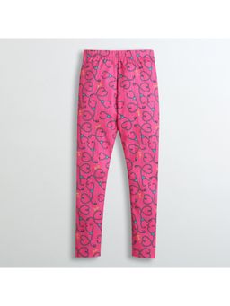 TINY GIRL - Barbie by Full Length Stethoscope Printed Leggings