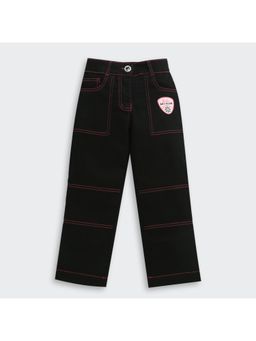 TINY GIRL - Barbie Denim Jeans With Red Stitching