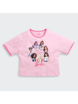 TINY GIRL - Barbie Graphic Light Pink T-Shirt