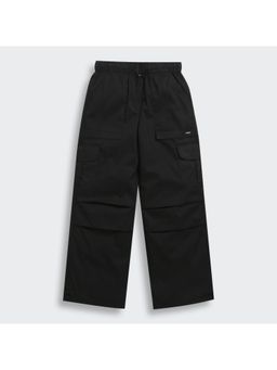 TINY GIRL - 100% Cotton Solid Cargo - Black