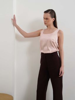 FABLE STREET - Scoop Neck Top - Pink