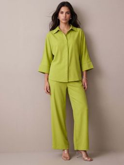 Outzidr - Green Relaxed Co-Ord Set