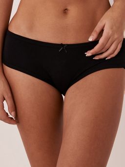 La Vie En Rose - Cotton Lace Det Hiph - Black