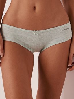 La Vie En Rose - Cotton Lace Det Hiph - Grey