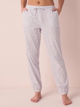 La Vie En Rose - Elp Giraffe Cotton Puff Pant - Purple